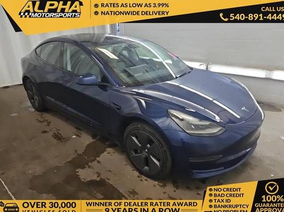 TESLA MODEL 3 2022 5YJ3E1EB1NF273181 image